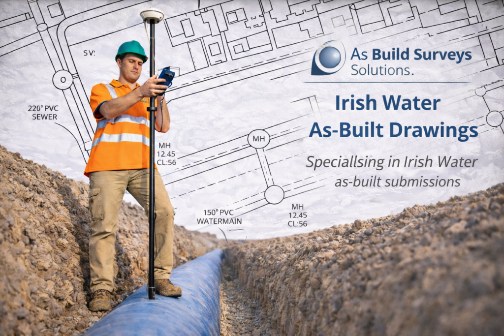 Irish Water as-built drawings CAD documentation
